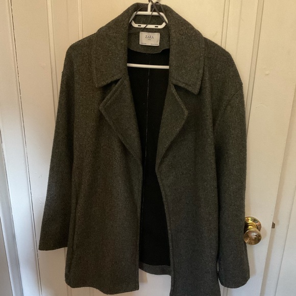 Women’s zara pea coat in gray - Picture 1 of 1